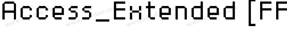 Access_Extended [FFF]字体转换